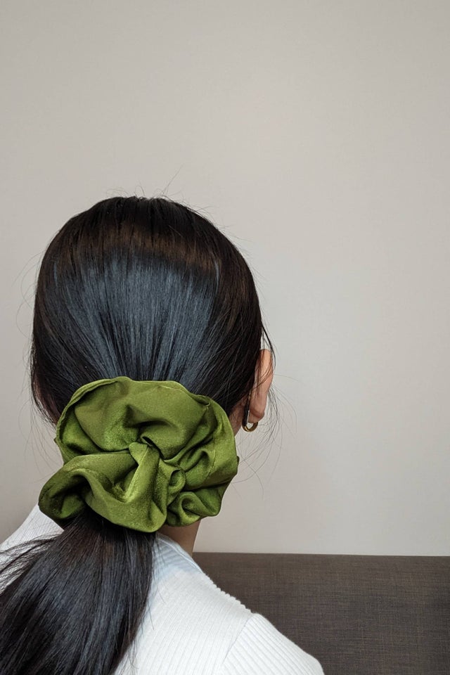 Onyx Slim Swim Scrunchie, Ama Thea The Label